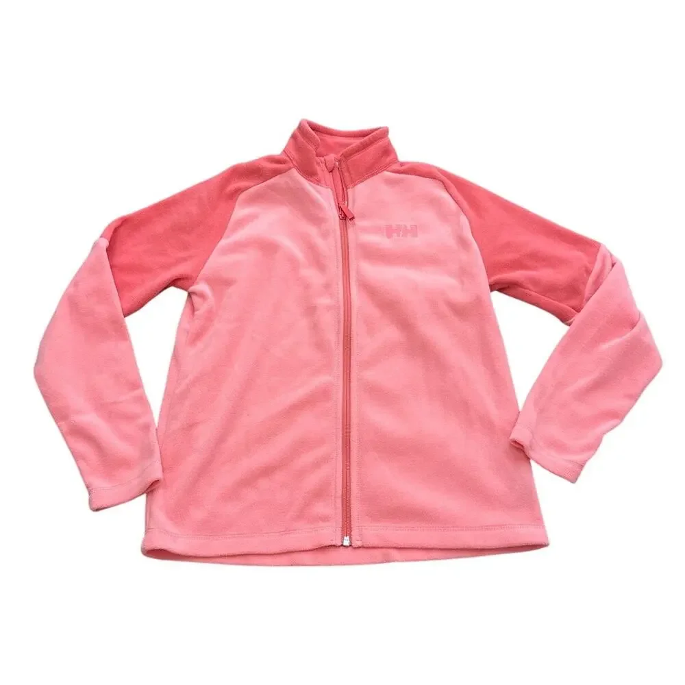 Helly Hansen Girls Daybreaker 2.0 Fleece Jacket Pink Polartec Full Zip Girls 14